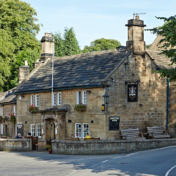 The Devonshire Arms Beeley outside square